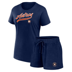 Houston Astros Fanatics Women's Start to Finish T-Shirt & Shorts Combo Pack