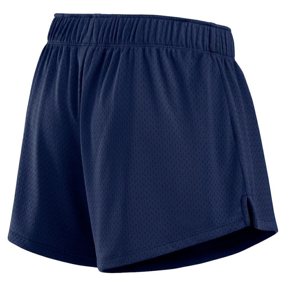 Navy Atlanta Braves Fanatics Women's Mesh Shorts