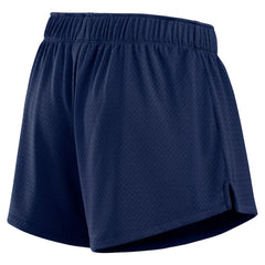 Navy Atlanta Braves Fanatics Women's Mesh Shorts