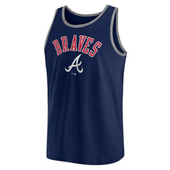 Navy Atlanta Braves Fanatics Bet Tank Top