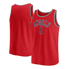 Red Los Angeles Angels Fanatics Bet Tank Top