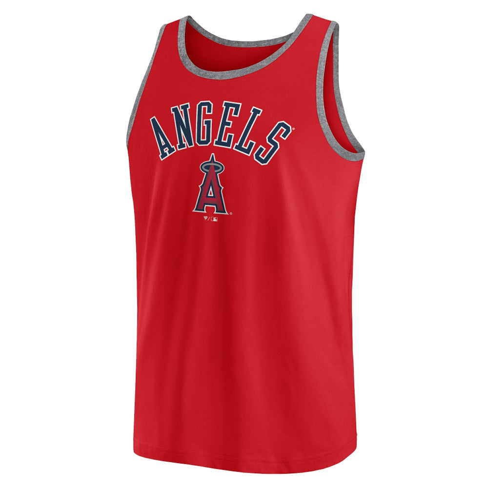Red Los Angeles Angels Fanatics Bet Tank Top