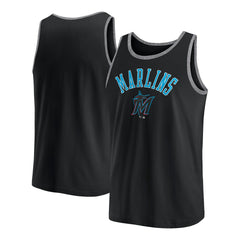 Black Miami Marlins Fanatics Bet Tank Top