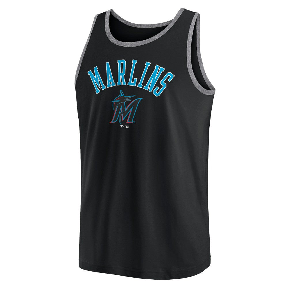 Black Miami Marlins Fanatics Bet Tank Top