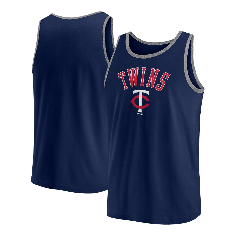 Navy Minnesota Twins Fanatics Bet Tank Top