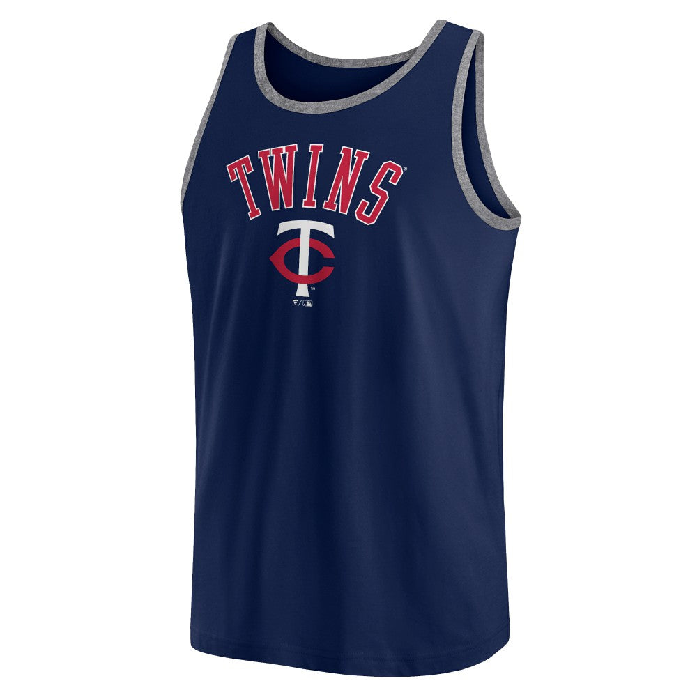 Navy Minnesota Twins Fanatics Bet Tank Top