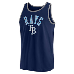 Navy Tampa Bay Rays Fanatics Bet Tank Top