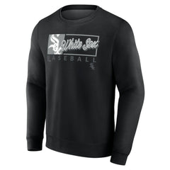 Black Chicago White Sox Fanatics Focus Fleece Pullover Sweatshirt