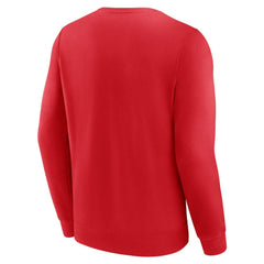 Red Cincinnati Reds Fanatics Focus Fleece Pullover Sweatshirt