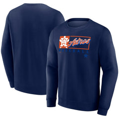 Navy Houston Astros Fanatics Focus Fleece Pullover Sweatshirt