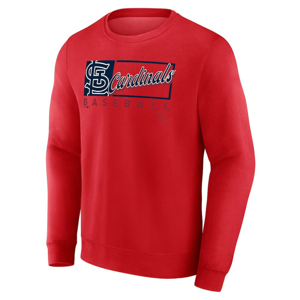 Red St. Louis Cardinals Fanatics Focus Fleece Pullover Sweatshirt