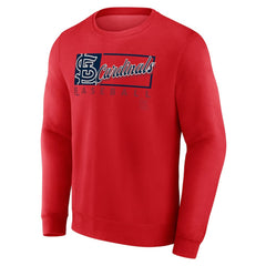 Red St. Louis Cardinals Fanatics Focus Fleece Pullover Sweatshirt