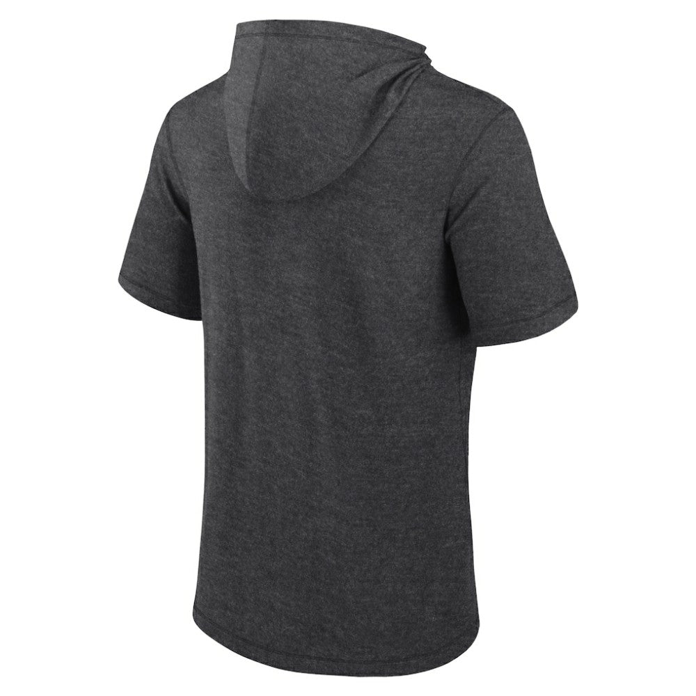 Heather Charcoal Chicago White Sox Fanatics Push Short Sleeve Pullover Hoodie