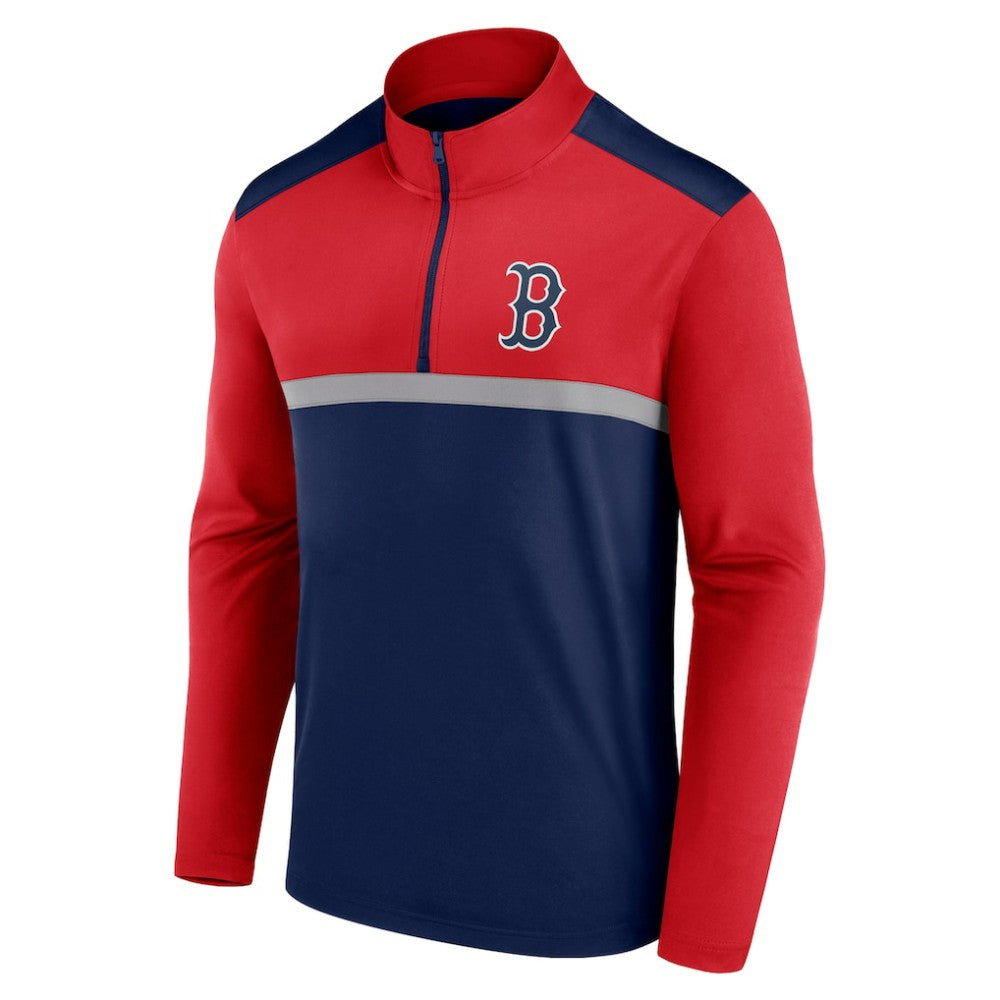 Navy Boston Red Sox Fanatics Unstoppable Quarter-Zip Top