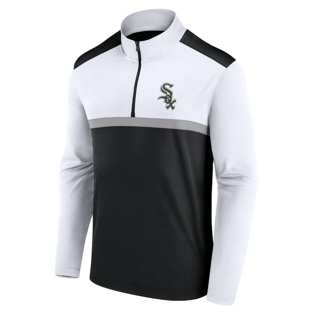 Black Chicago White Sox Fanatics Unstoppable Quarter-Zip Top