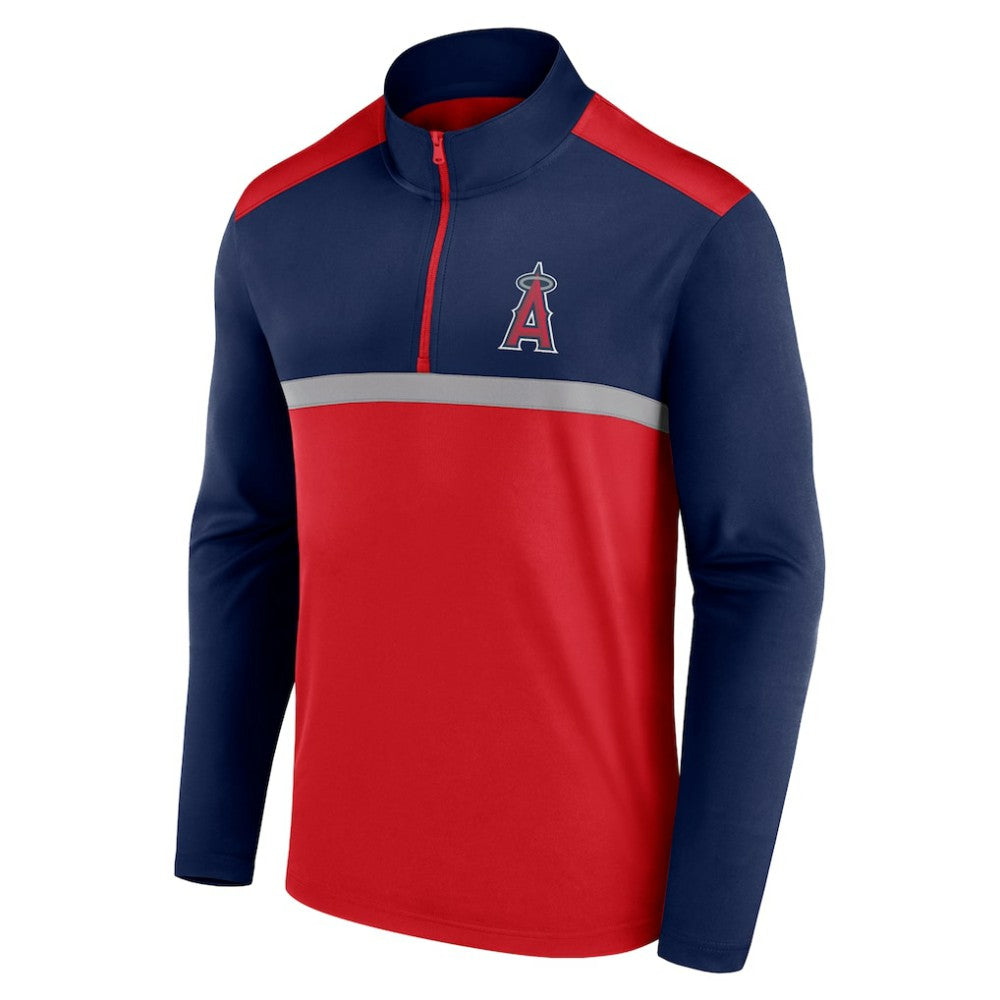 Red Los Angeles Angels Fanatics Unstoppable Quarter-Zip Top