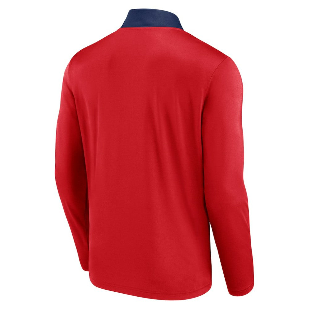 Red Los Angeles Angels Fanatics Unstoppable Quarter-Zip Top