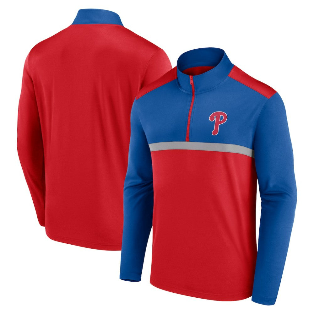 Red Philadelphia Phillies Fanatics Unstoppable Quarter-Zip Top
