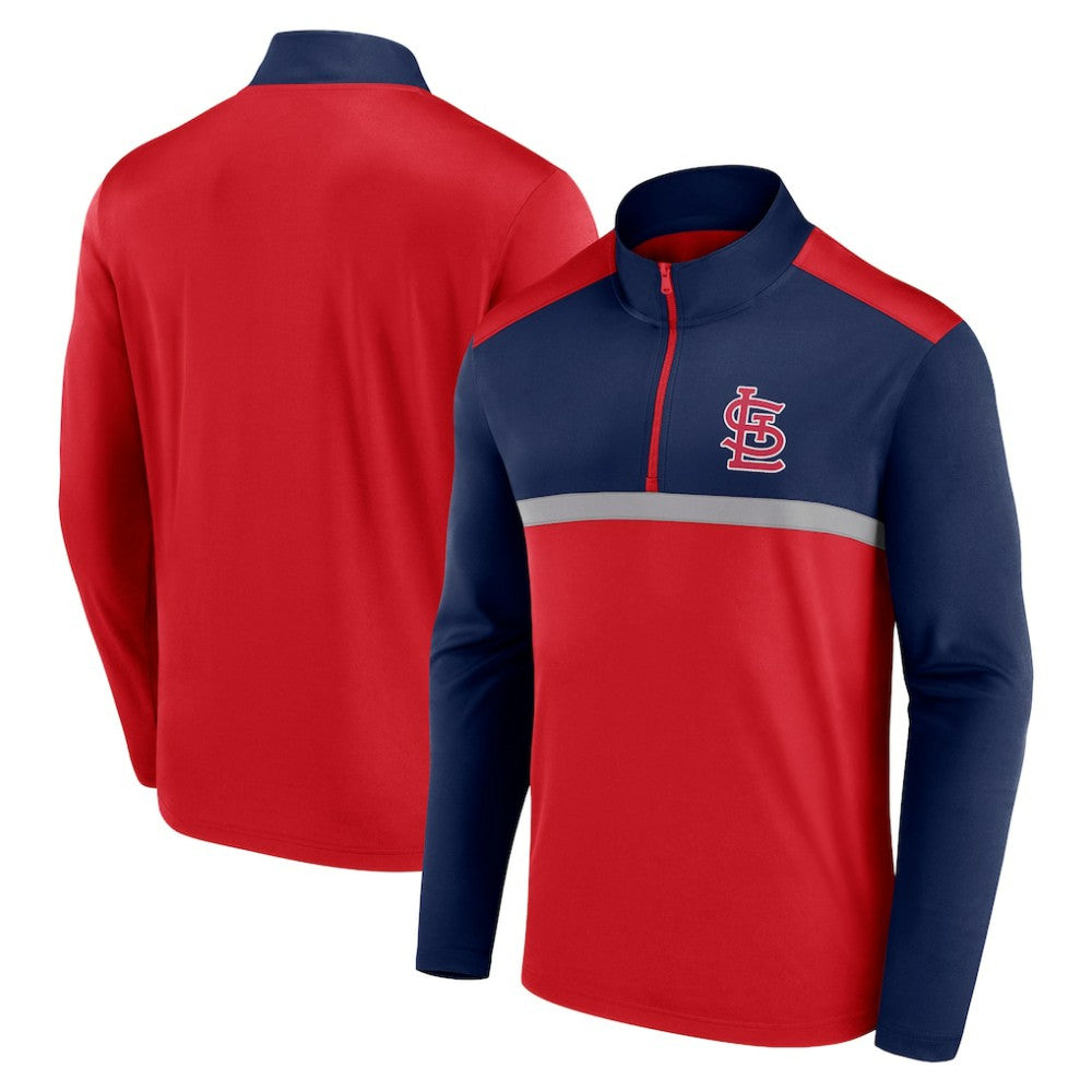 Red St. Louis Cardinals Fanatics Unstoppable Quarter-Zip Top