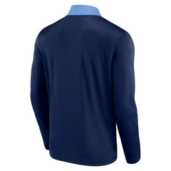 Navy Tampa Bay Rays Fanatics Unstoppable Quarter-Zip Top