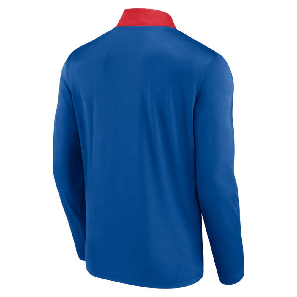 Royal Texas Rangers Fanatics Unstoppable Quarter-Zip Top