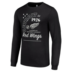 NHL Detroit Red Wings Starter Arch City Theme Graphic Long Sleeve T-Shirt