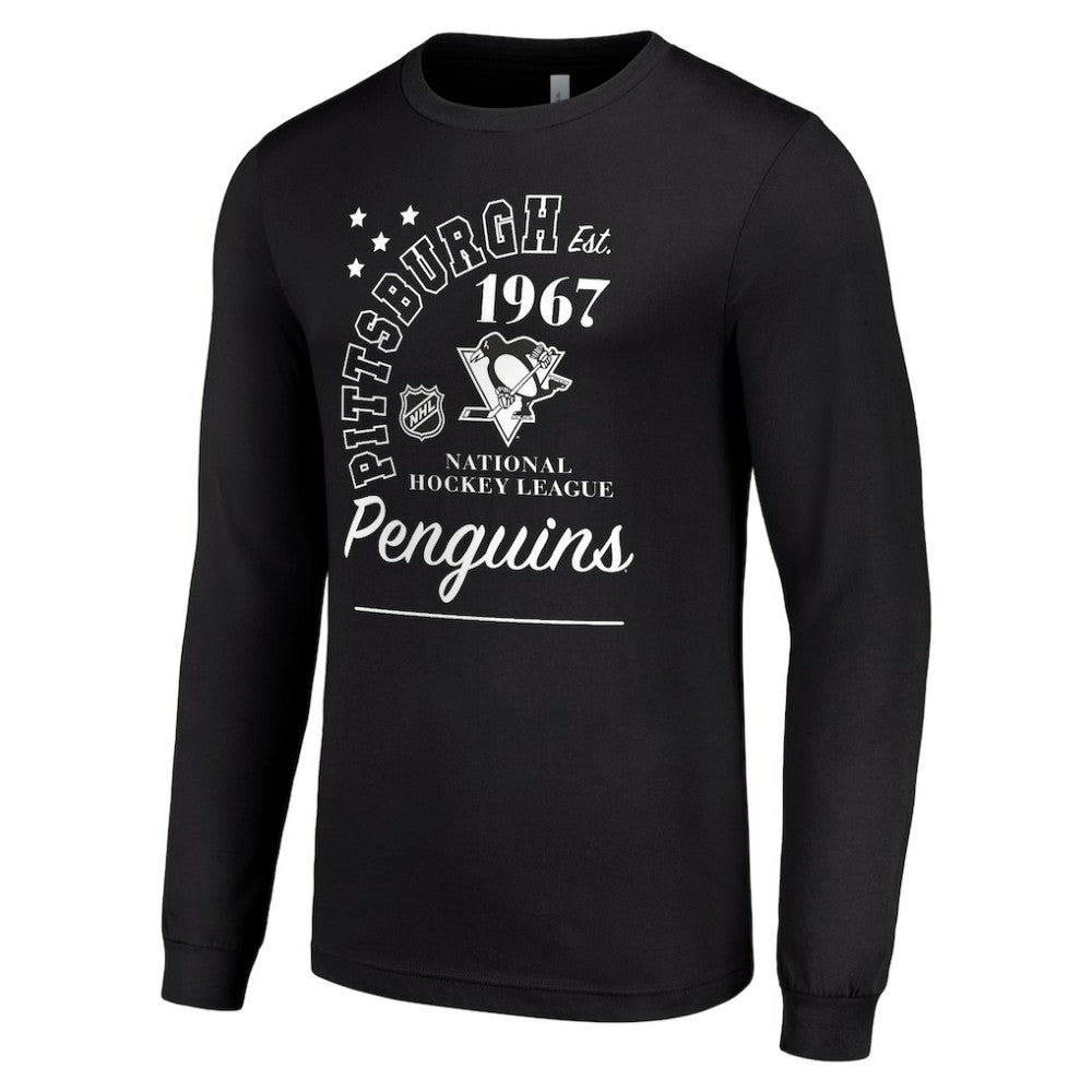NHL Pittsburgh Penguins Starter Arch City Theme Graphic Long Sleeve T-Shirt
