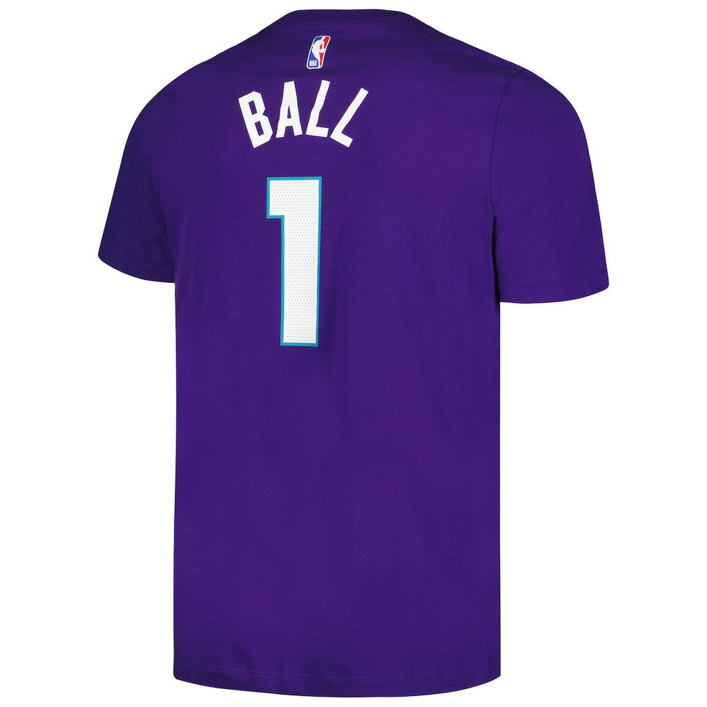 LaMelo Ball Charlotte Hornets Jordan Brand 2022/23 Statement Edition Name & Number T-Shirt