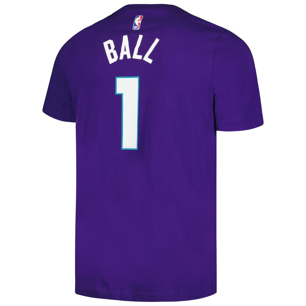LaMelo Ball Charlotte Hornets Jordan Brand 2022/23 Statement Edition Name & Number T-Shirt
