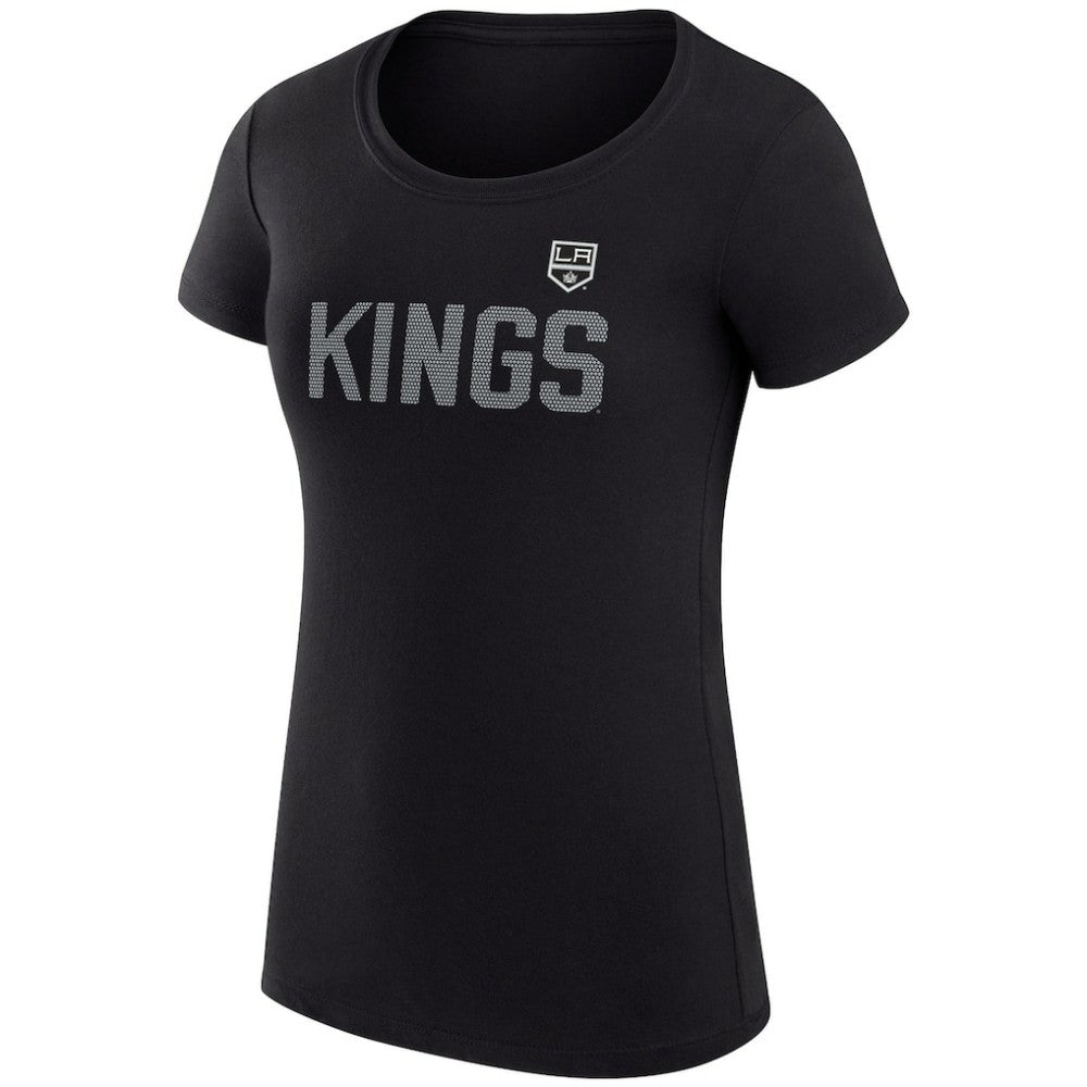 NHL Los Angeles Kings G-III 4Her by Carl Banks Women's Super-Slim Fit Lightweight Dot Print Team T-Shirt