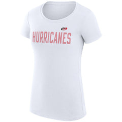 NHL Carolina Hurricanes G-III 4Her by Carl Banks Women's Super-Slim Fit Lightweight Dot Print Team T-Shirt