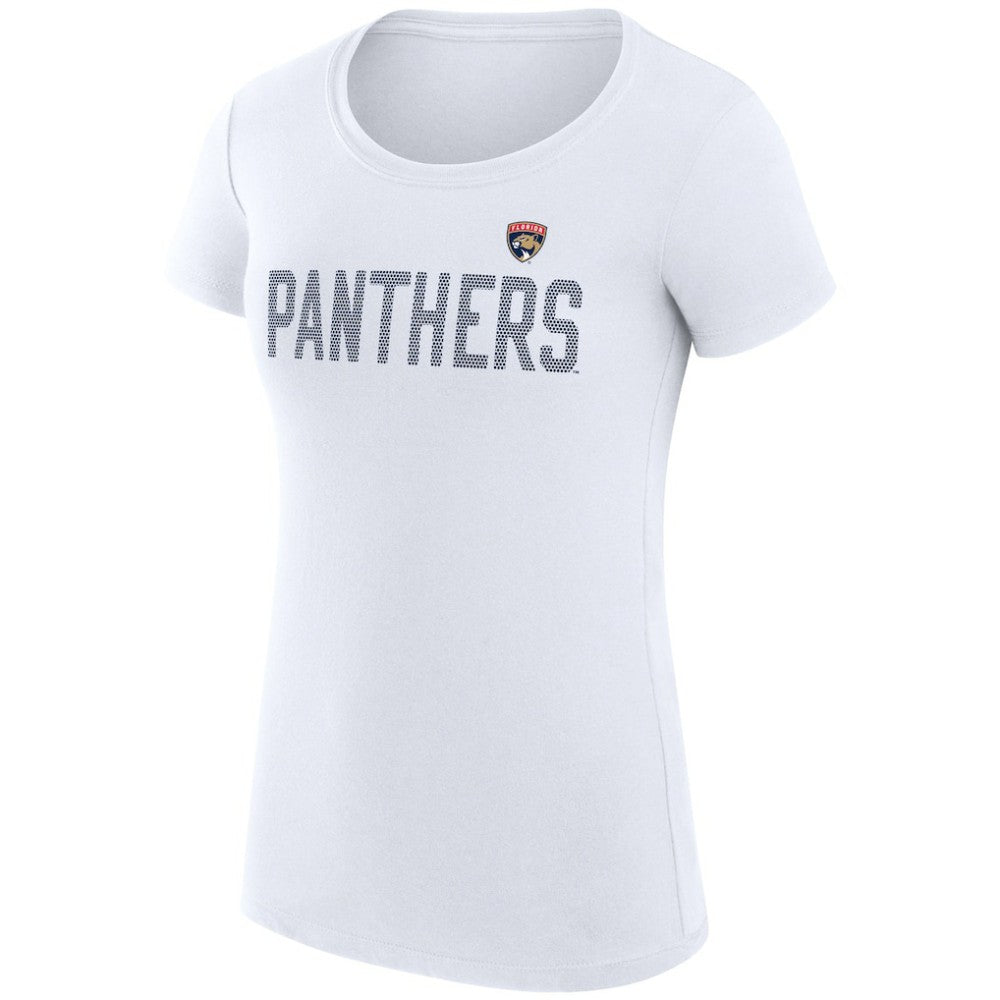 NHL Florida Panthers G-III 4Her by Carl Banks Women's Super-Slim Fit Lightweight Dot Print Team T-Shirt