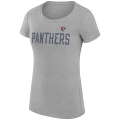 NHL Florida Panthers G-III 4Her by Carl Banks Women's Super-Slim Fit Lightweight Dot Print Team T-Shirt