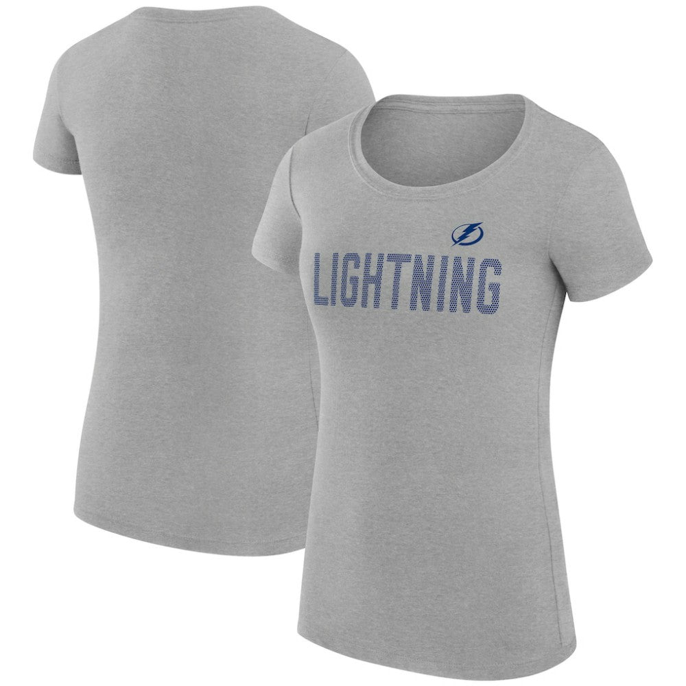 NHL Tampa Bay Lightning G-III 4Her by Carl Banks Women's Super-Slim Fit Lightweight Dot Print Team T-Shirt