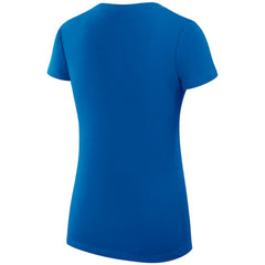 NHL New York Rangers G-III 4Her by Carl Banks Women's Super-Slim Fit Lightweight Dot Print Team V-Neck T-Shirt