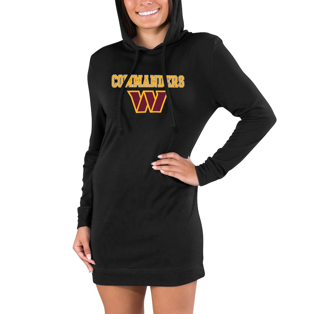 Concepts Sport Women's Gather Long Sleeve Hoodie Nightshirt - Washington Commanders Hoodies