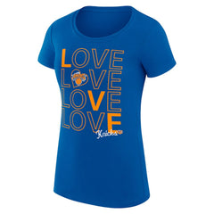New York Knicks G-III 4Her by Carl Banks Women's Super-Slim Fit Lightweight Basketball Love T-Shirt