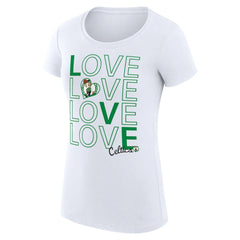 Boston Celtics G-III 4Her by Carl Banks Women's Super-Slim Fit Lightweight Basketball Love T-Shirt