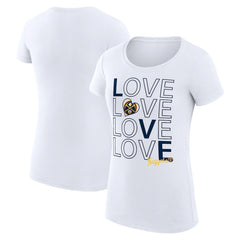 Denver Nuggets G-III 4Her by Carl Banks Women's Super-Slim Fit Lightweight Basketball Love T-Shirt sale