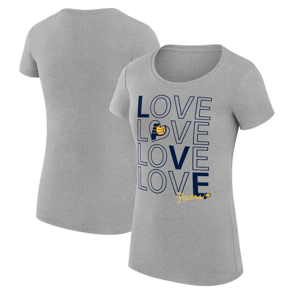 Indiana Pacers G-III 4Her by Carl Banks Women's Super-Slim Fit Lightweight Basketball Love T-Shirt