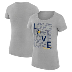 Indiana Pacers G-III 4Her by Carl Banks Women's Super-Slim Fit Lightweight Basketball Love T-Shirt