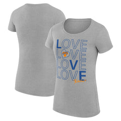 New York Knicks G-III 4Her by Carl Banks Women's Super-Slim Fit Lightweight Basketball Love T-Shirt