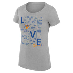 New York Knicks G-III 4Her by Carl Banks Women's Super-Slim Fit Lightweight Basketball Love T-Shirt