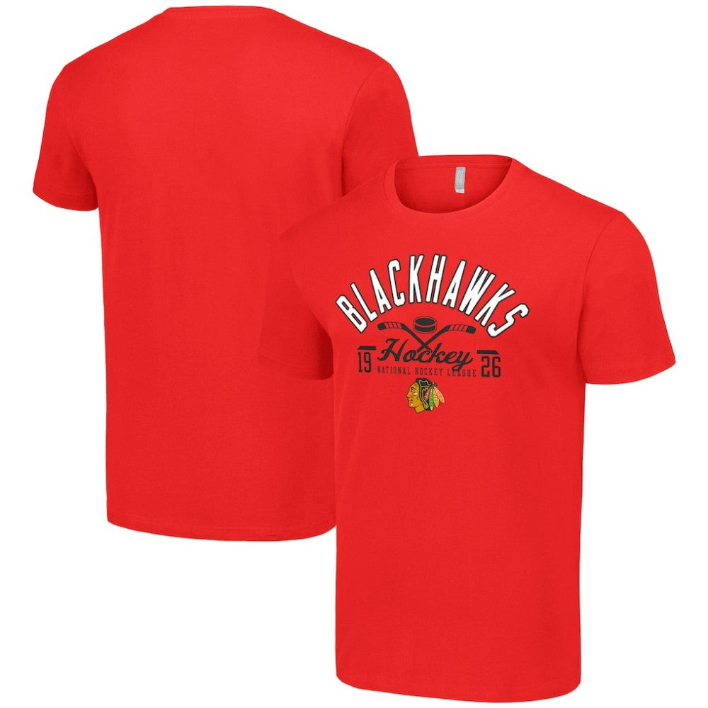 NHL Chicago Blackhawks Starter Half Puck T-Shirt