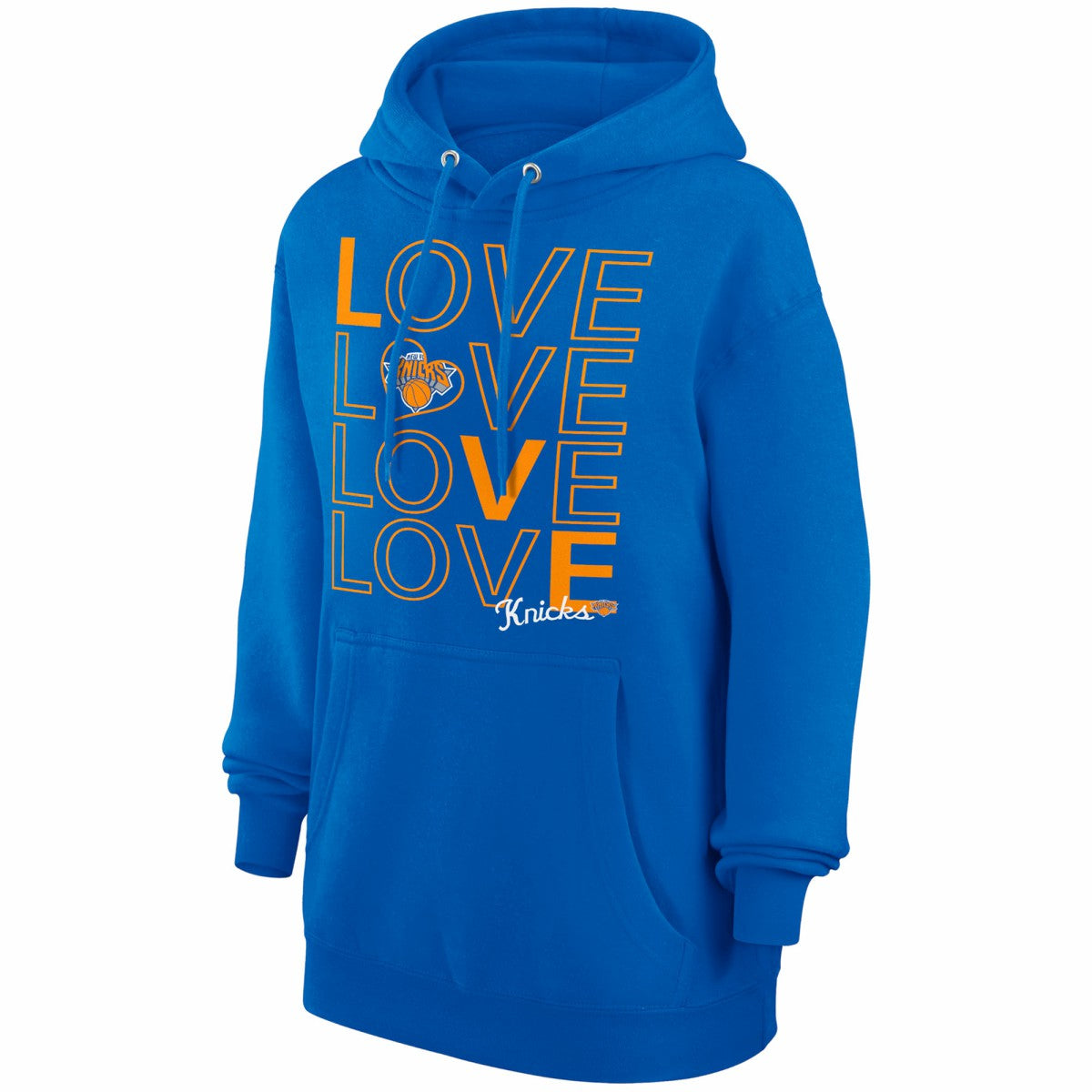 New York Knicks G-III 4Her by Carl Banks Women's Basketball Love Fleece Pullover Hoodie