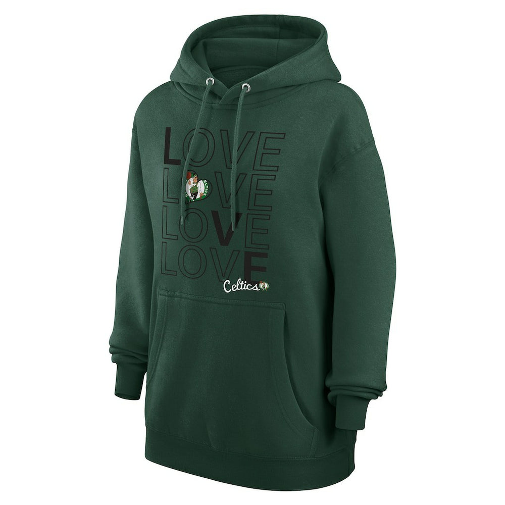 Boston Celtics G-III 4Her by Carl Banks Women's Basketball Love Fleece Pullover Hoodie