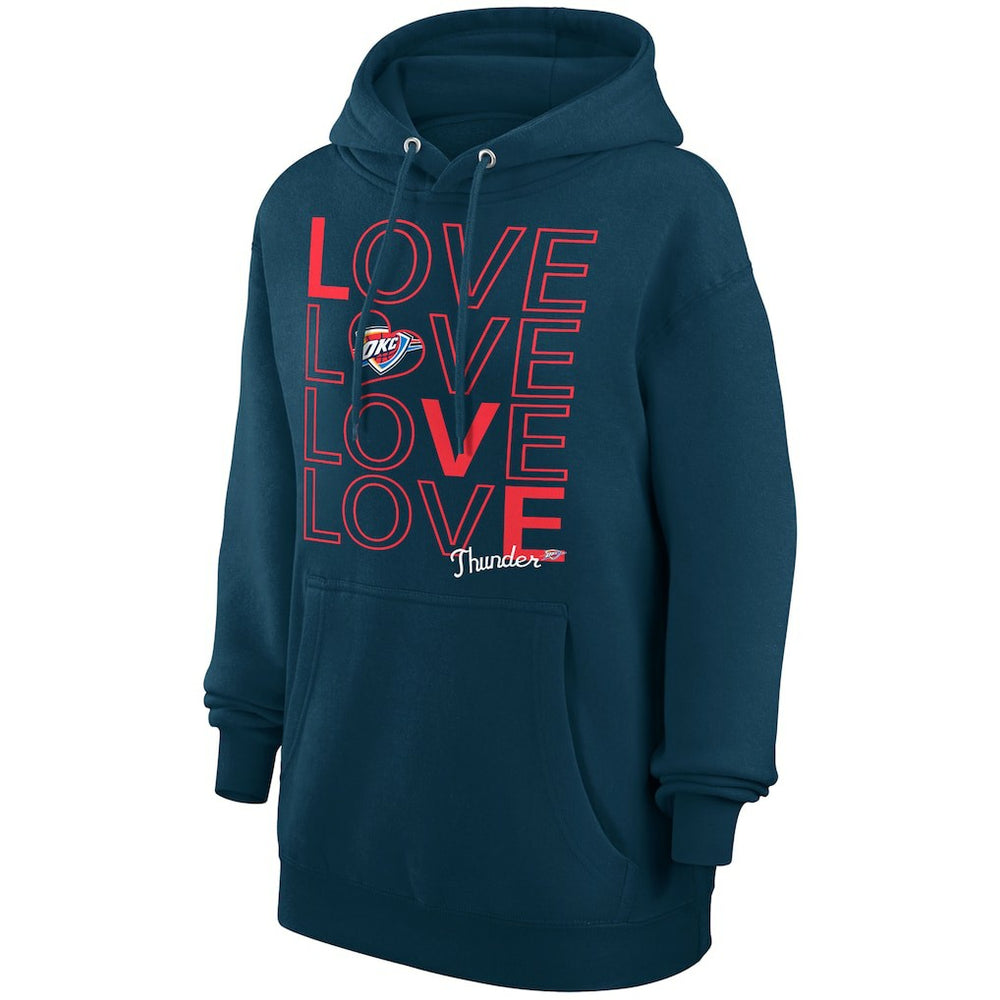 Oklahoma City Thunder G-III 4Her by Carl Banks Women's Basketball Love Fleece Pullover Hoodie