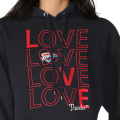 Oklahoma City Thunder G-III 4Her by Carl Banks Women's Basketball Love Fleece Pullover Hoodie