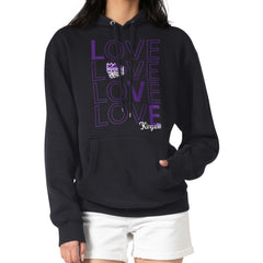 Sacramento Kings G-III 4Her by Carl Banks Women's Basketball Love Fleece Pullover Hoodie
