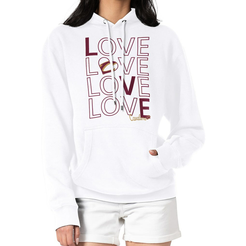 Cleveland Cavaliers G-III 4Her by Carl Banks Women's Basketball Love Fleece Pullover Hoodie sale